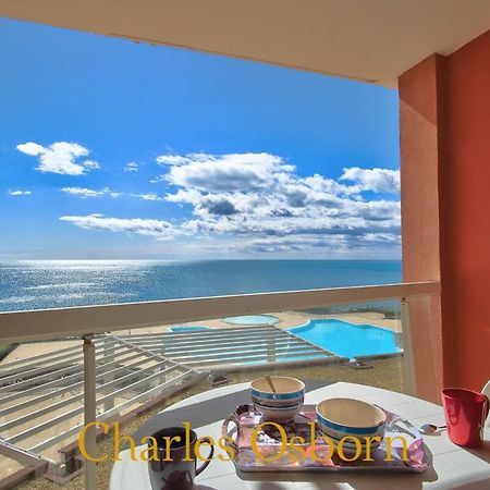 Au Cayenne, Terrasse Et Vue Mer 세테 외부 사진