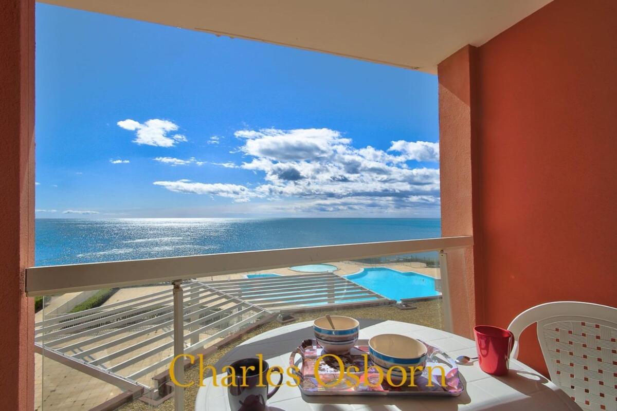 Au Cayenne, Terrasse Et Vue Mer 세테 외부 사진