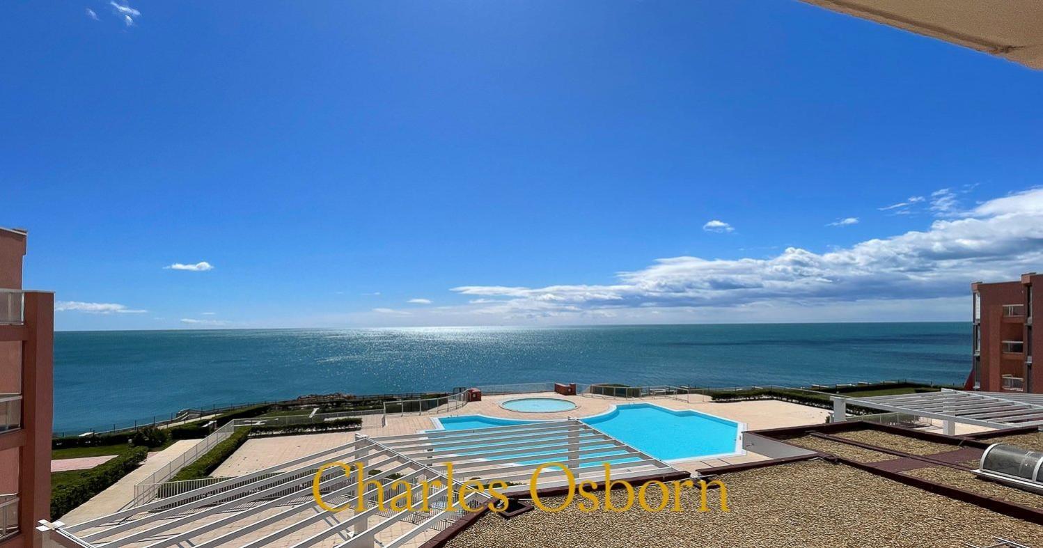 Au Cayenne, Terrasse Et Vue Mer 세테 외부 사진